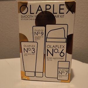 OLAPLEX Hair Kit with No.3, No.6, No.7, No.9 - Gold Accents